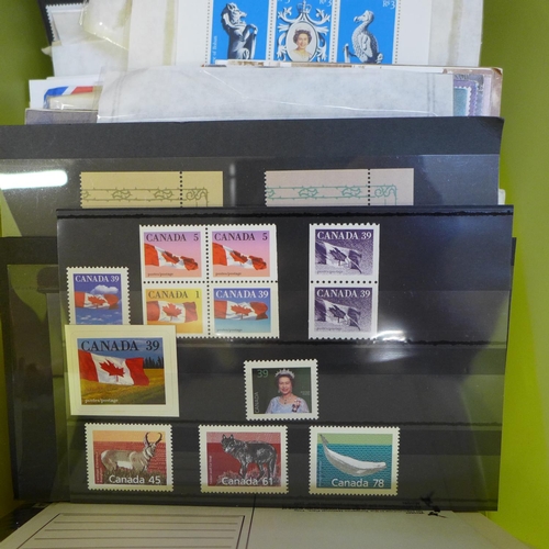 776 - Stamps; a box of stamps, covers, etc.