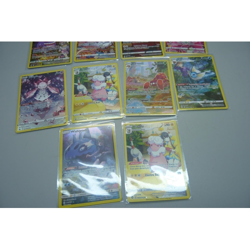 840 - Ten rare character Pokemon cards