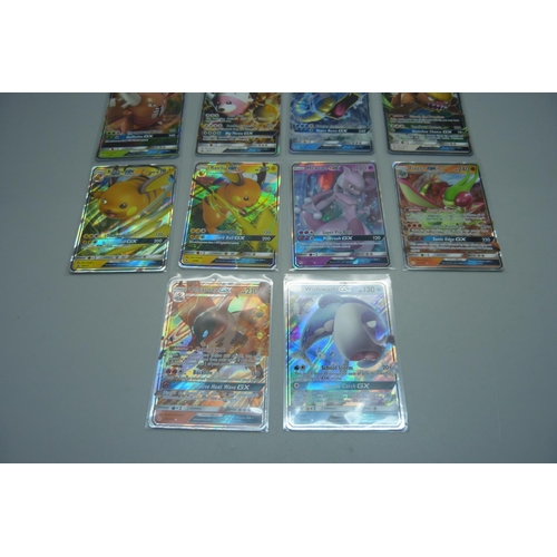 843 - Ten GX rare Pokemon cards