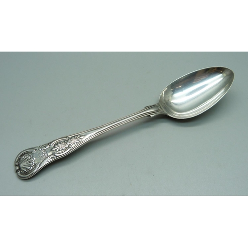 857 - A William IV silver spoon, London 1834, 55g