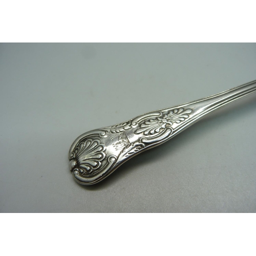 857 - A William IV silver spoon, London 1834, 55g