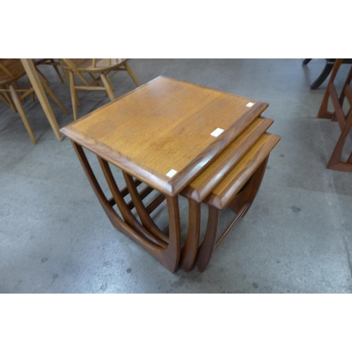 10 - A G-Plan Astro teak nest of tables