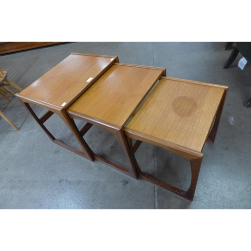 11 - A G-Plan Quadrille teak nest of tables