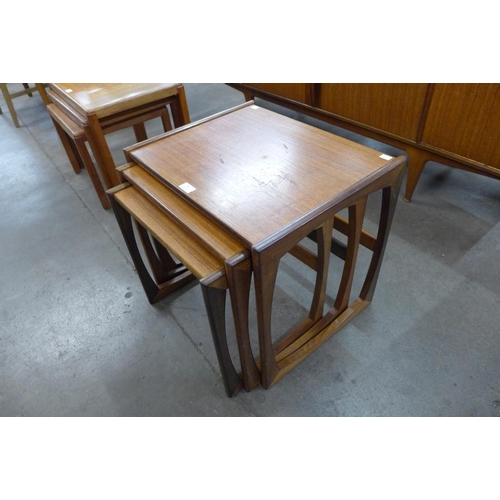 30 - A G-Plan Quadrille teak nest of tables