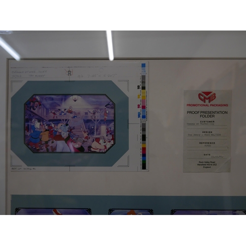 303 - An internal print proof, from Warner Bros., attributed to Tex Avery, Lunchbox Sample, hand drawn and... 