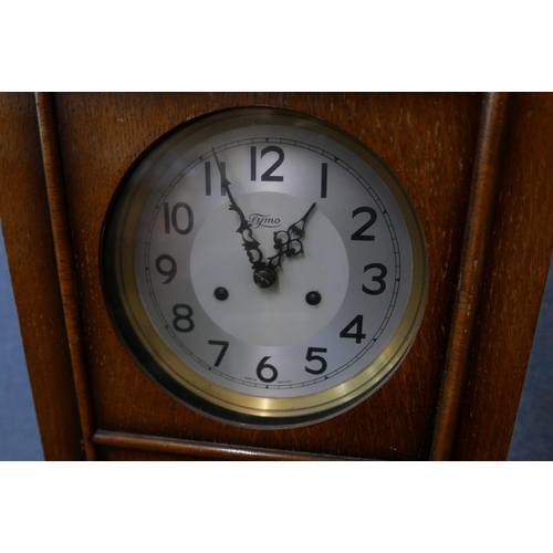 345 - An oak wall clock