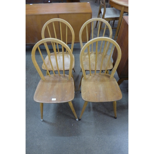 42 - Four Ercol elm and beech Windsor chairs