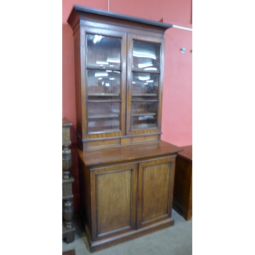 88 - A Victorian mahogany fitted four estate cupboard