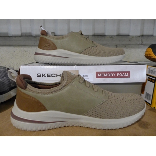 3003 - Men's taupe Skechers - UK size 10 * this lot is subject to VAT