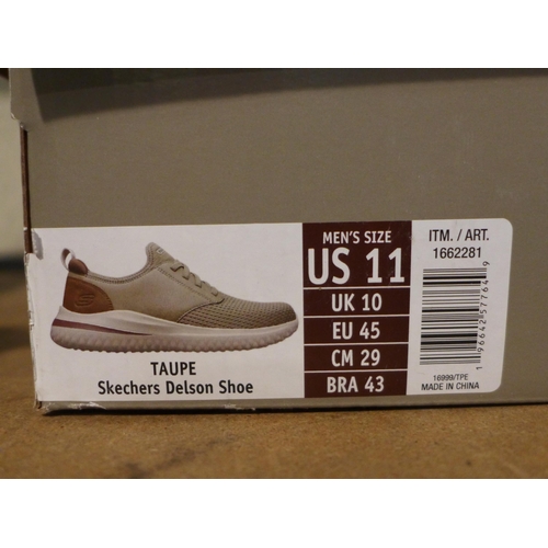 3003 - Men's taupe Skechers - UK size 10 * this lot is subject to VAT