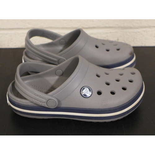 3011 - Children's grey Crocs - size 12 * this lot is subject to VAT