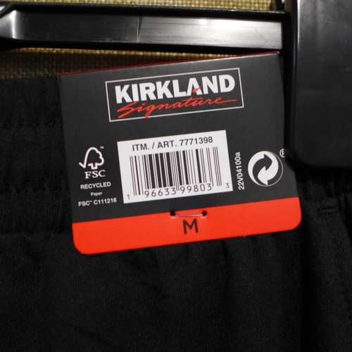 3025 - Quantity of men's black lounge shorts, mixed sizes * this lot is subject to VAT