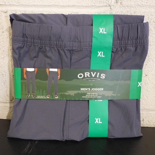 3034 - Men's grey Orvis water repellent joggers - mixed size * this lot is subject to VAT
