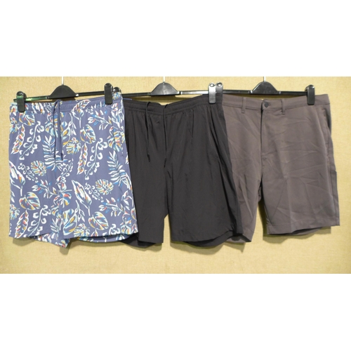 3039 - Assorted men's shorts and swim shorts - various size, colour, styles * this lot is subject to VAT