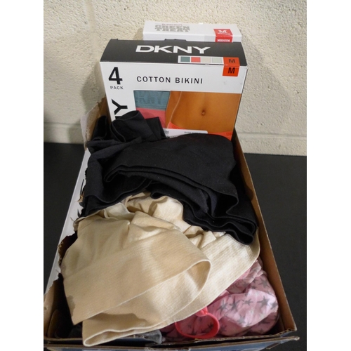 3045 - Quantity of women's underwear including DKNY, mixed sizes, styles, colours * this lot is subject to ... 