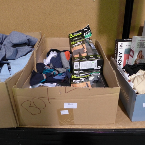 3046 - Quantity of men's underwear, mixed sizes, styles, etc. * this lot is subject to VAT