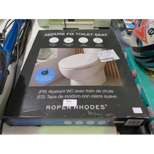 3080 - Roper Rhodes Secure Fix Toilet Seat  (304-202) * This lot is subject to VAT