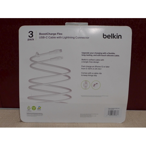 3157 - Belkin Silicone Cables  (302-473)  * This lot is subject to vat