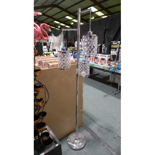 3222 - Gisele 3 Arm Floor Lamp (302-457)  * This lot is subject to vat