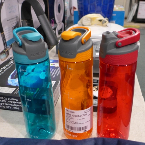 3273 - 3 x Contigo Autoseal 24oz Water Bottles (303-106) * This lot is subject to VAT