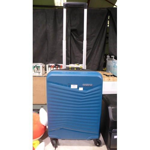 3276 - American Tourister Jetdriver Carry On 55cm 4 Wheel Spinner Hardside Suitcase (303-91) * This lot is ... 