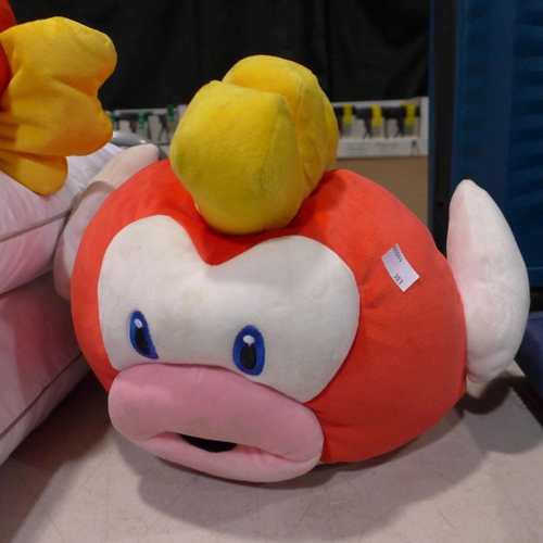 3277 - Two Mocchi Super Mario Plushes (303-97,98) * This lot is subject to VAT