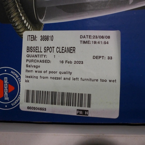 3296 - Bissell Spot Cleaner 36981 (303-409) * This lot is subject to VAT