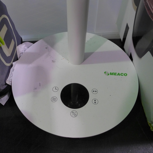 3299 - Meaco Pedestal Circulator Fan With Remote (303-418) * This lot is subject to VAT