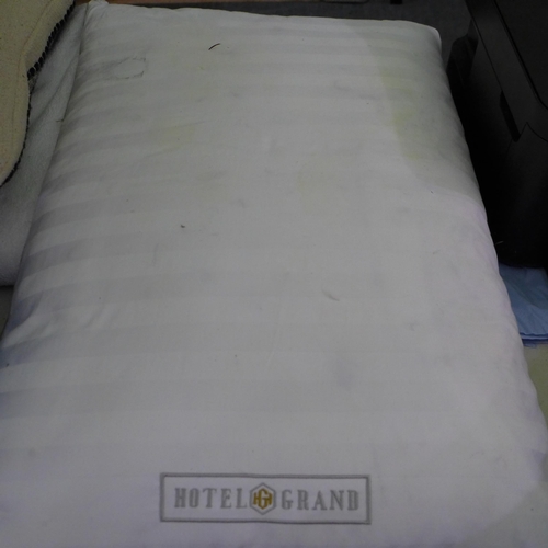 3311 - Hotel Grand Down Roll Jumbo Pillows (304-210) * This lot is subject to VAT