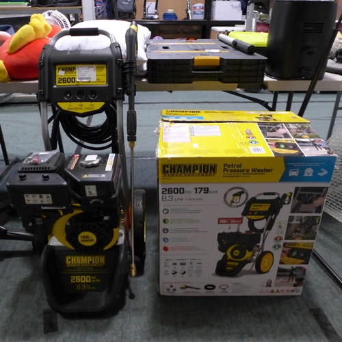 3326 - Champion Petrol Power Washer With Nozzles (2600 Psi) - model no:- 100382, original RRP £299.99 + VAT... 