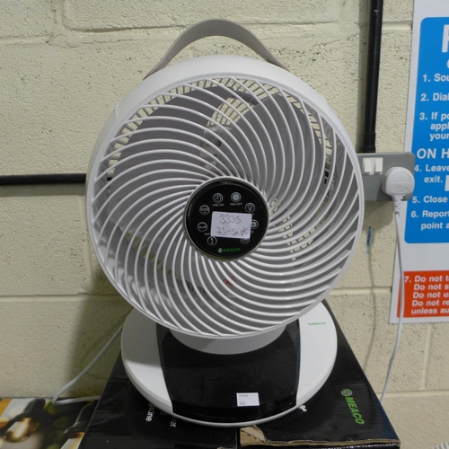 3333 - Meaco Air Circulator Fan With Remote    (302-453)  * This lot is subject to vat