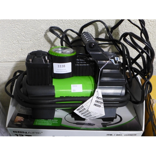 3338 - Bon Aire 12V Inflator  - model no  Tc12Cuk   (302-481)  * This lot is subject to vat