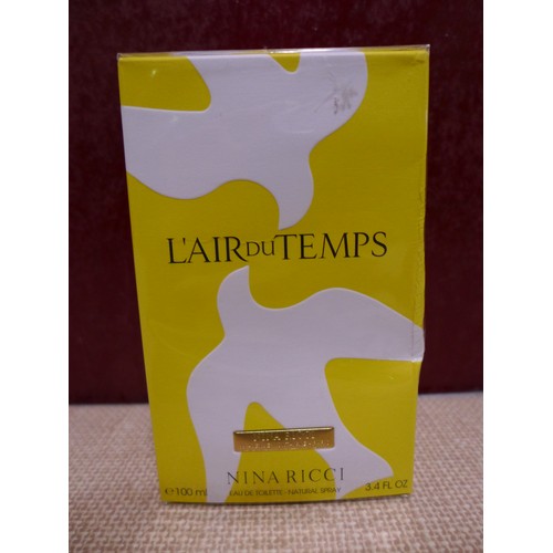 3124 - Nina Ricci L'Air Du Temps 100ml EDT Spray (303-299) * This lot is subject to VAT