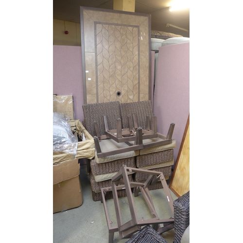 1528 - A Sunvilla Palafox 7 piece Dining Set, (4183-16) *This lot is subject to VAT