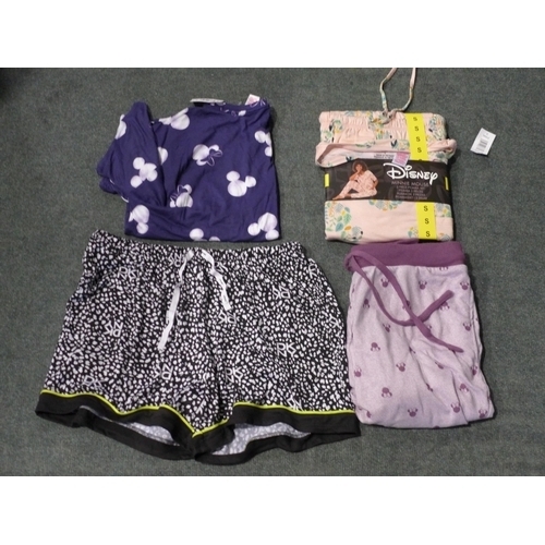 3018 - Assorted women's Disney and DKNY pyjamas - various sizes, prints, colours, etc. * this lot is subjec... 