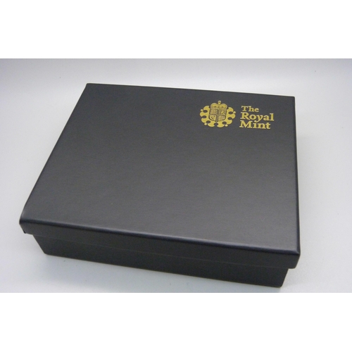 1013 - The Royal Mint 2009 UK gold proof five-coin collection, no. 1443