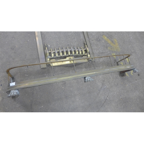 2451 - Four piece solid brass fire surround