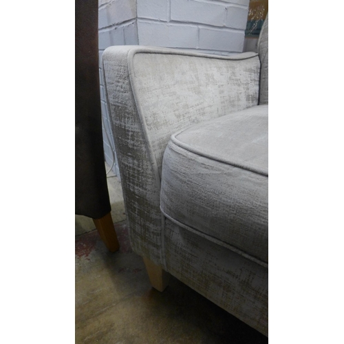 1331 - A Barker and Stonehouse dolce aluminium upholstered armchair