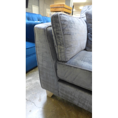 1353 - A Barker and Stonehouse dolce magnesium velvet four seater sofa RRP £1699