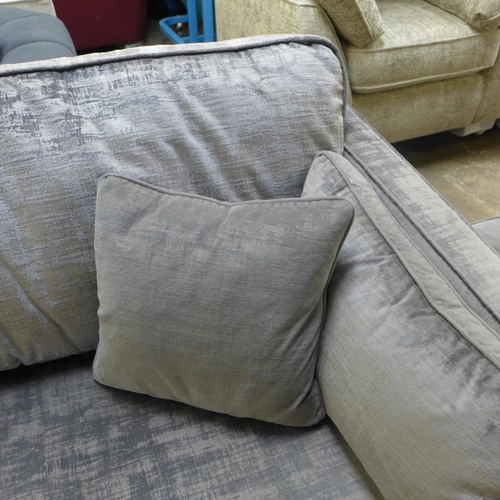 1353 - A Barker and Stonehouse dolce magnesium velvet four seater sofa RRP £1699