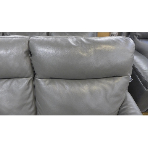 1484 - Barrett 3 Seat Leather Power Reclining Sofa     , original RRP £1333.33 + VAT (4170-7) *This lot is ... 