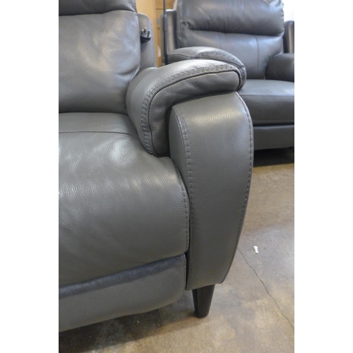 1485 - Barrett 3 Seat Leather Power Reclining Sofa, original RRP £1333.33 + VAT (4170-8) *This lot is subje... 