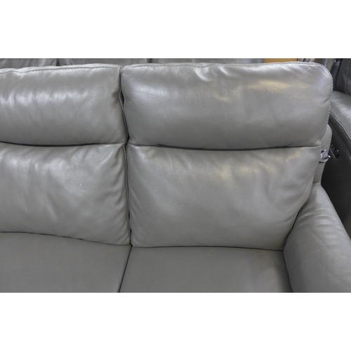 1485 - Barrett 3 Seat Leather Power Reclining Sofa, original RRP £1333.33 + VAT (4170-8) *This lot is subje... 