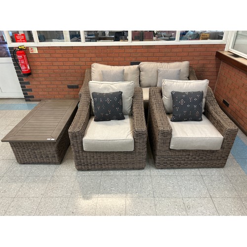 1366 - Ove Decors Denver 4 piece Woven Deep Seating Set, original RRP £1541.66 + VAT (4170-30) *This lot is... 