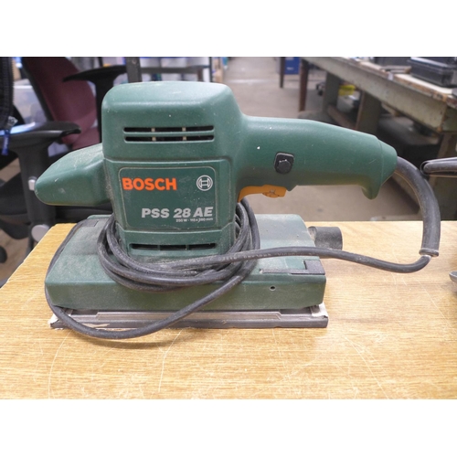 2006 - 3 Bosch power tools, sander PSS 28 AE, saw PKS 54 and heat gun PHG 500