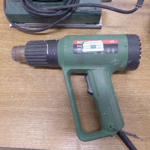 2006 - 3 Bosch power tools, sander PSS 28 AE, saw PKS 54 and heat gun PHG 500