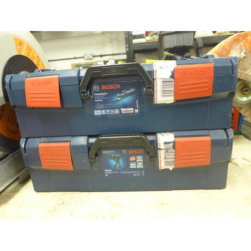 2017 - Bosch stacking toolboxes (2 boxes)