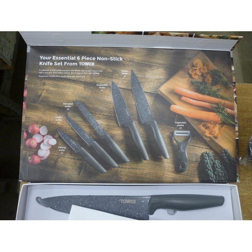 2100 - A steam cleaner and set of kitchen knifes