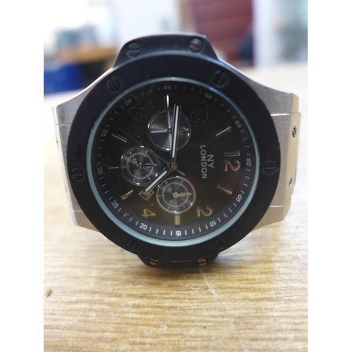 2128 - An assortment of wristwatches including Timberland, G-Shock, Sekonda and NY London