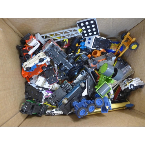 2134 - A box of diecast toys